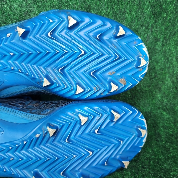 Adidas Adizero Team Football Cleats Big Mood Cyan Blue GX7892 Men's Size 8.5 - Picture 10 of 11